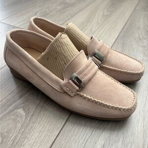 NWOT Piero Masetti Leather Moccasin Size 40/9 Loafer Slip On Classic Minimalist